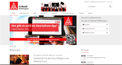 Desktop Screenshot of igmetall-voelklingen.de